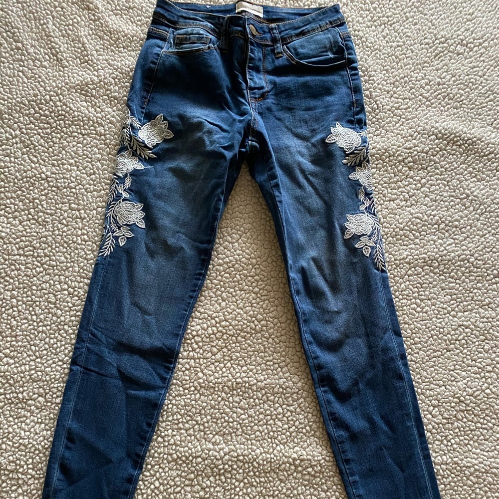 Embroidered Jeans